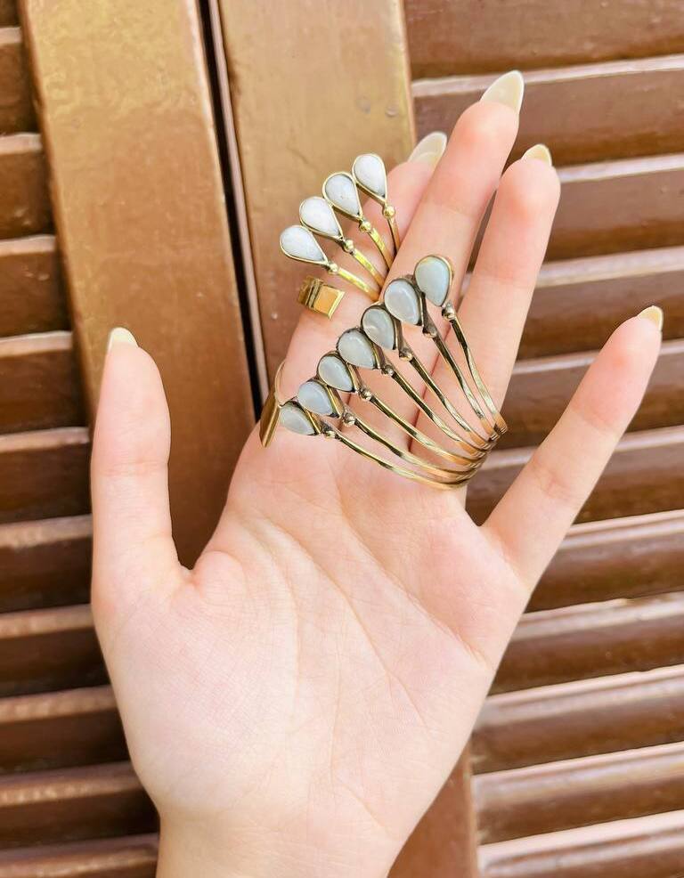 Amar Set - Copper and Agate