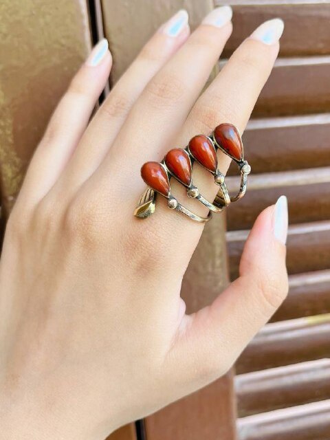 Amar Set - Copper and Agate