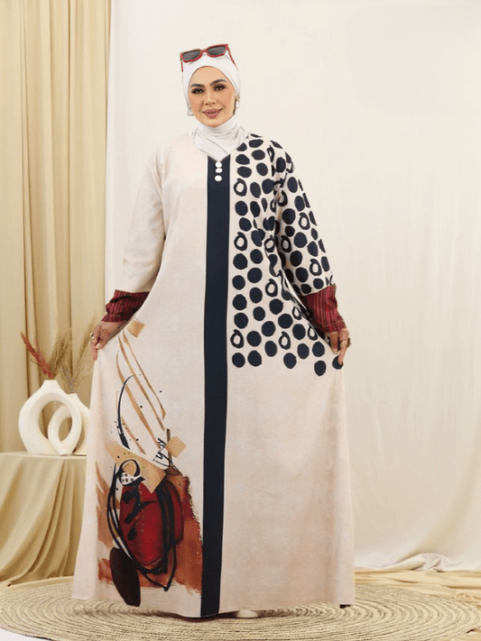 Anan jalabiya - Crepe Digital 3D