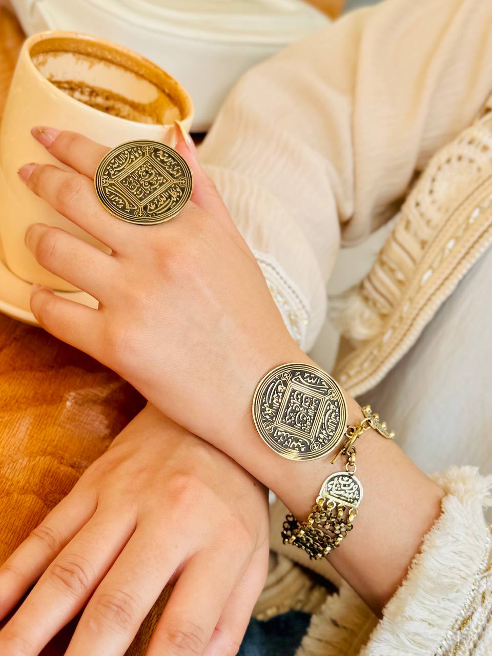 طقم نجوان الفاخر – نحاس خالص