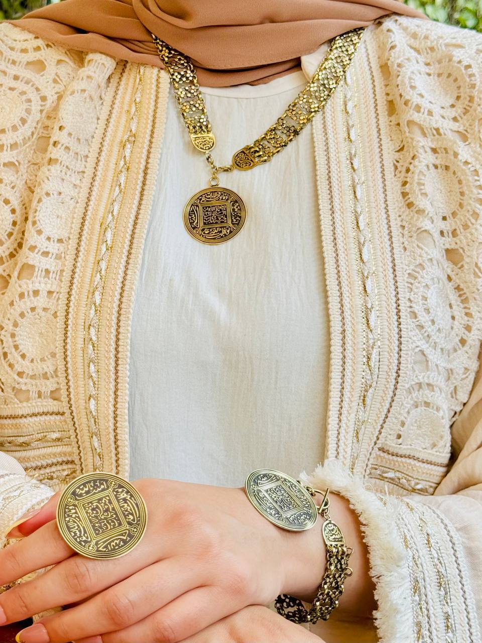 طقم نجوان الفاخر – نحاس خالص