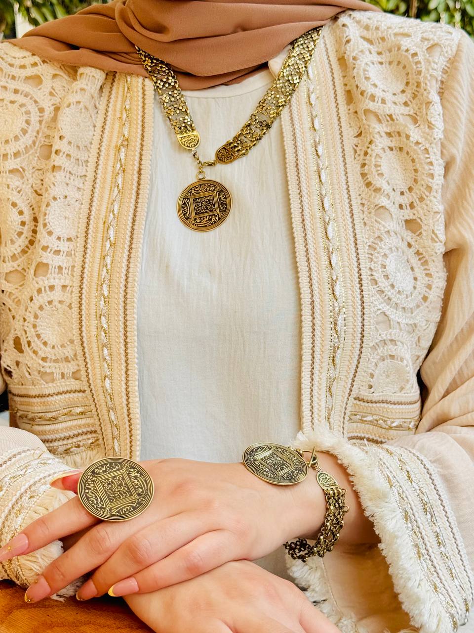 طقم نجوان الفاخر – نحاس خالص