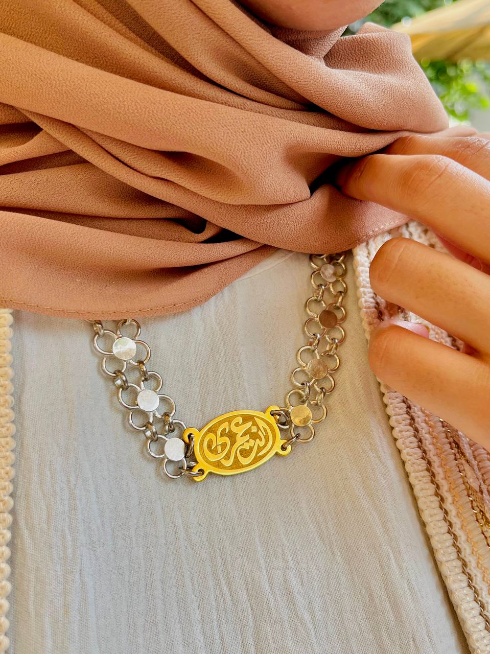 Enta Omry Necklace – Silver And Gold Plated