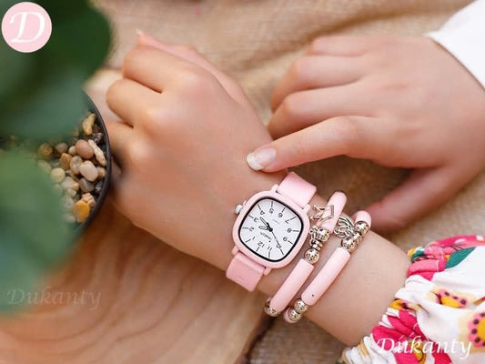 Bisan Set - Watch And Bracelets