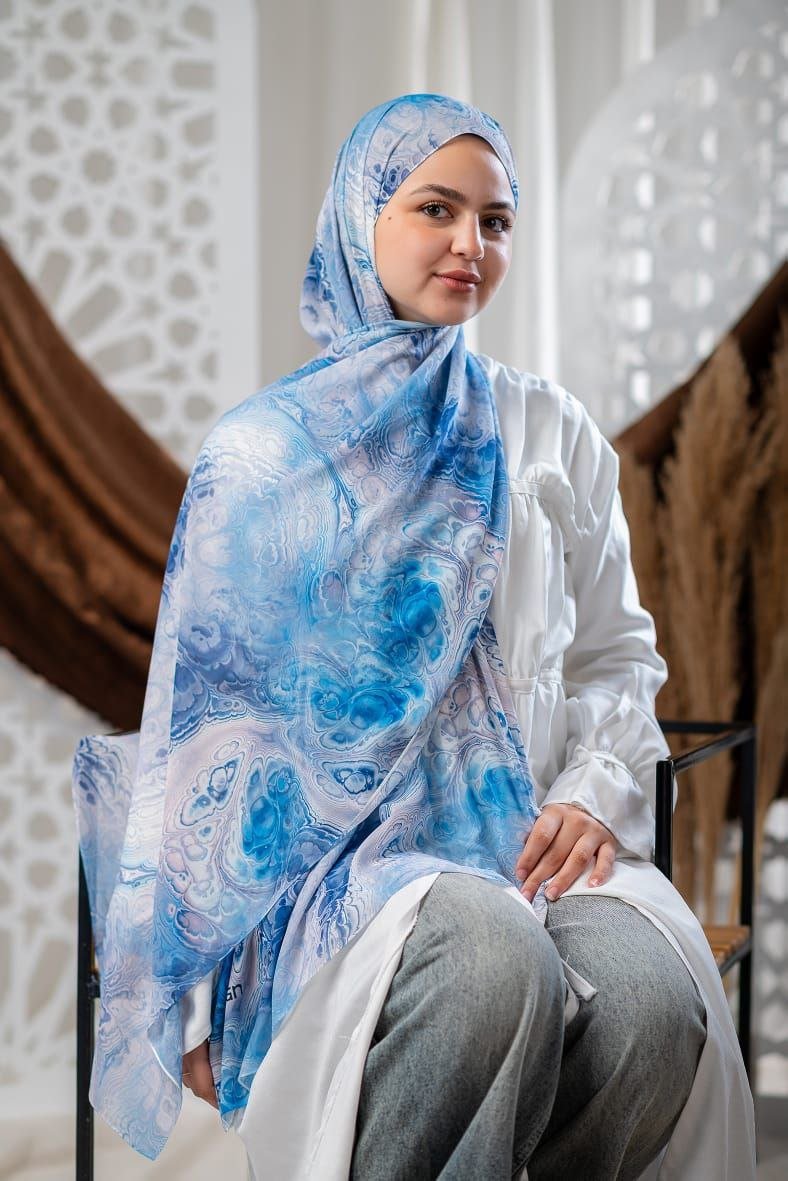 Nawal Scarf - Crepe Digital