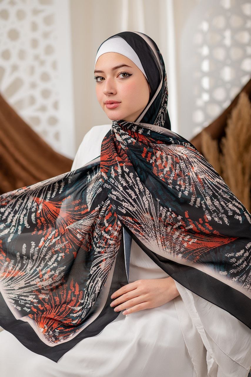 Samira Scarf - Crepe Digital