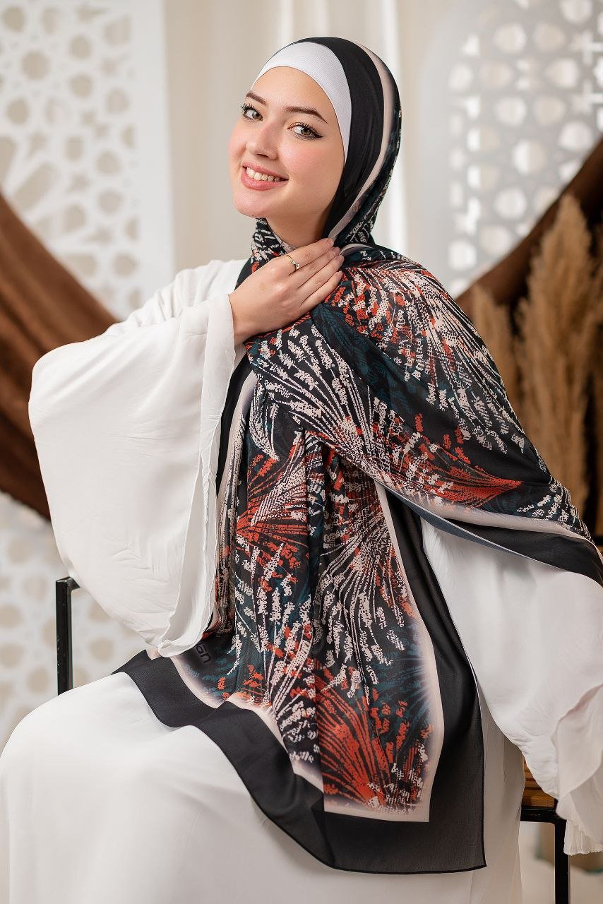 Samira Scarf - Crepe Digital