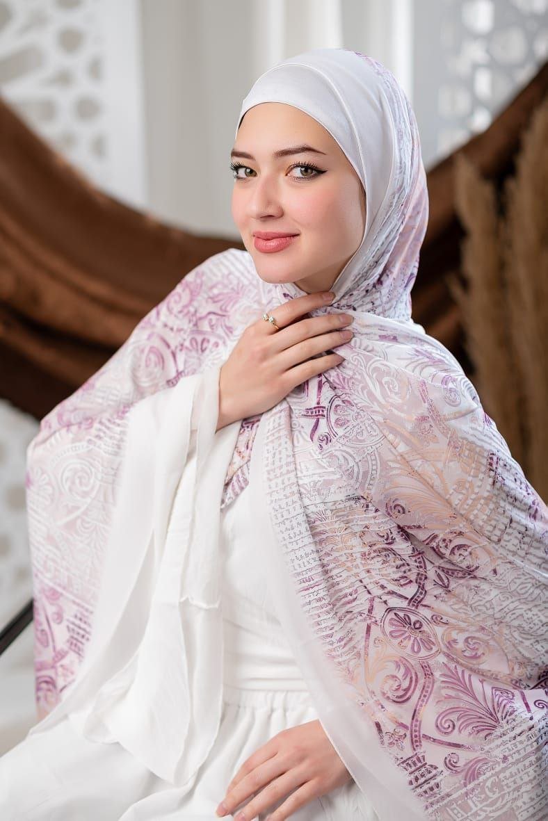 Lobna Scarf - Crepe Digital