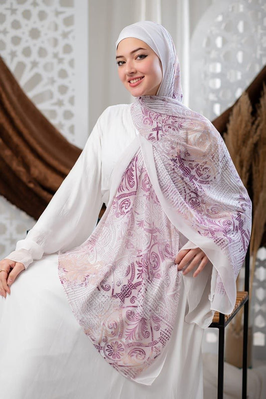 Lobna Scarf - Crepe Digital