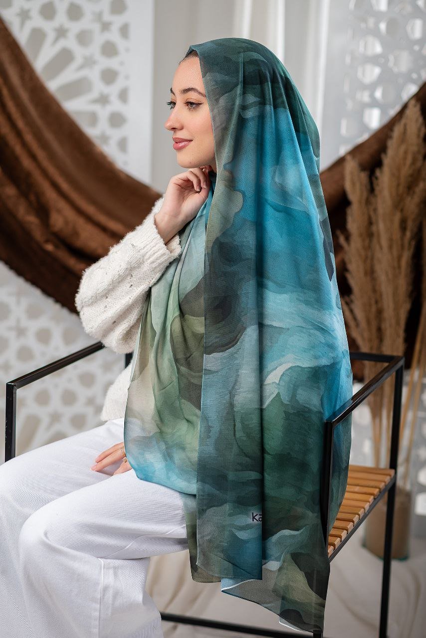 Hind Scarf - Crepe Digital