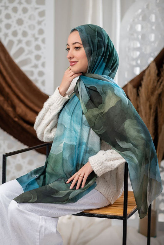 Hind Scarf - Crepe Digital