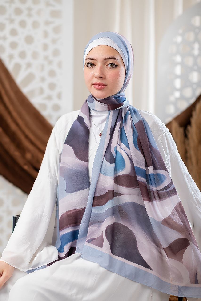 Hanan Scarf - Crepe Digital