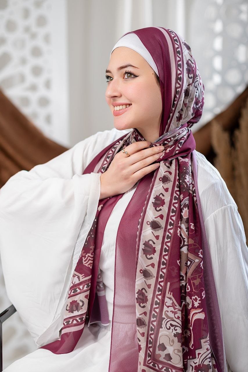 Marcelline Scarf - Crepe Digital