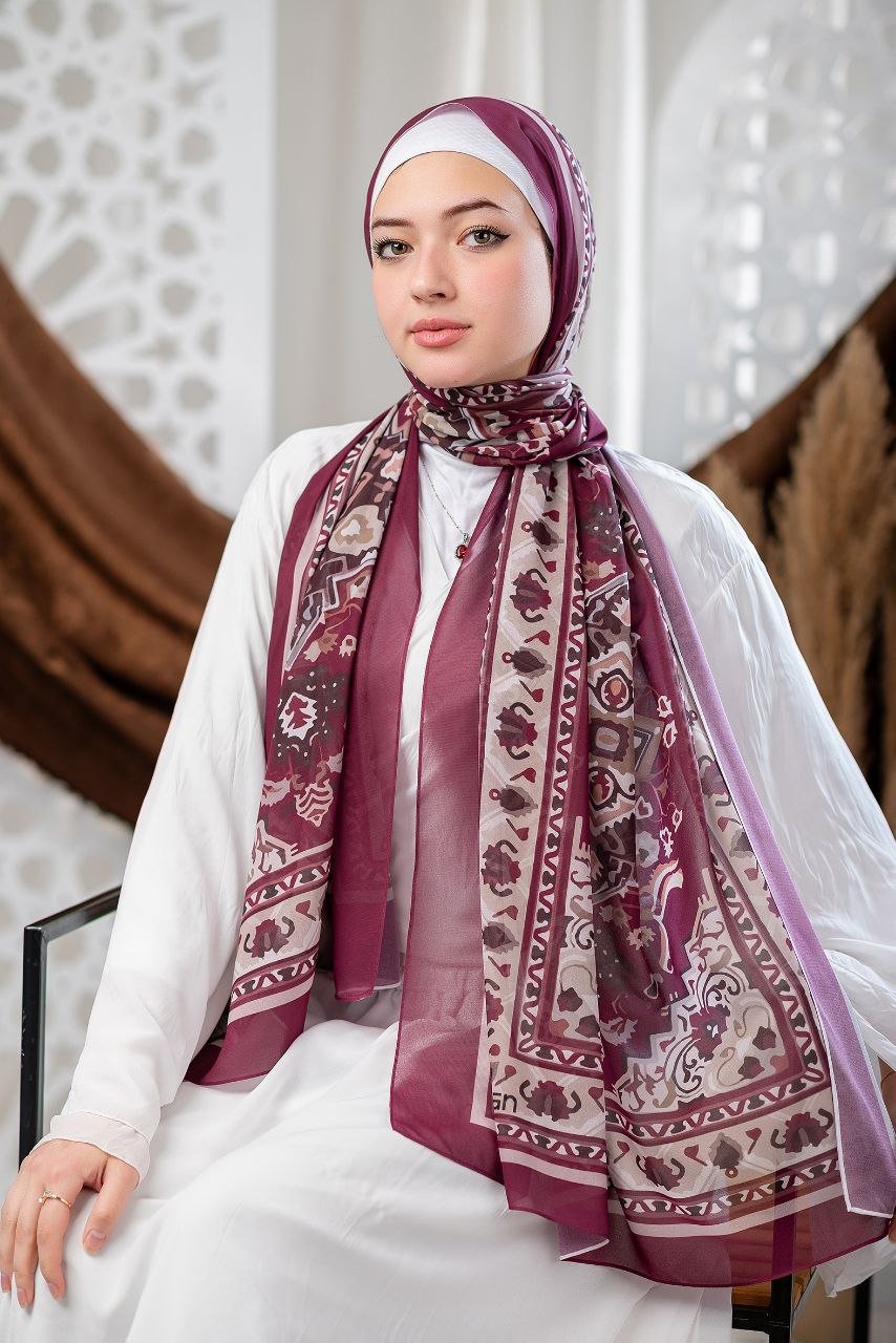 Marcelline Scarf - Crepe Digital