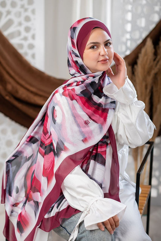 Aurelia Scarf - Crepe Digital