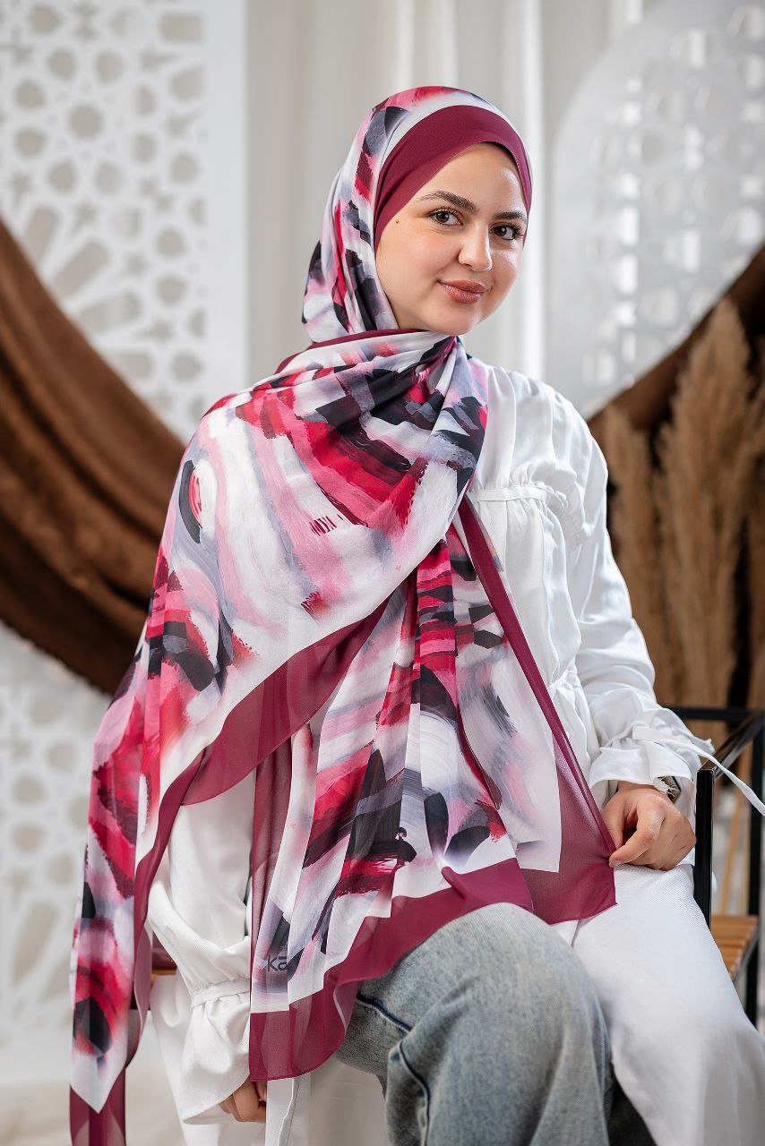 Aurelia Scarf - Crepe Digital