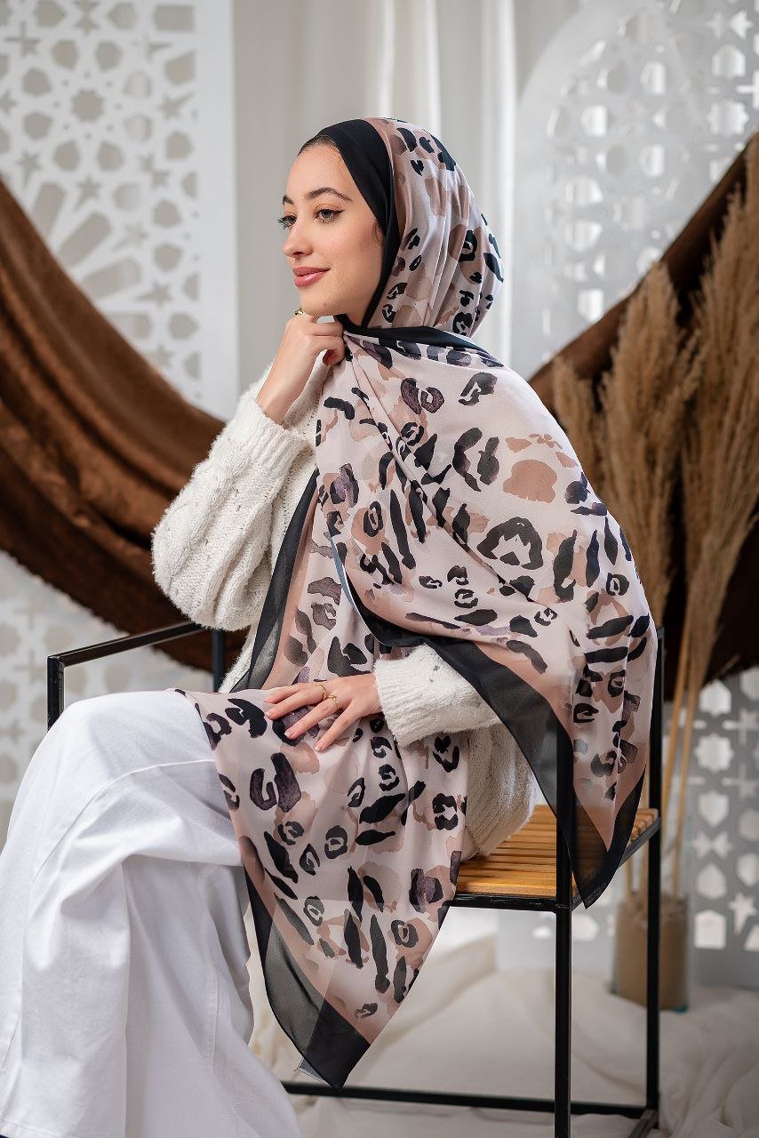 Taiseer Scarf - Crepe Digital