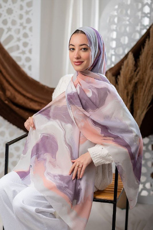 Leen Scarf - Crepe Digital