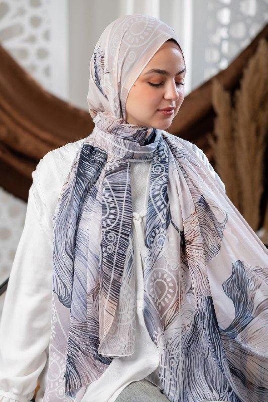 Farah Scarf - Crepe Digital