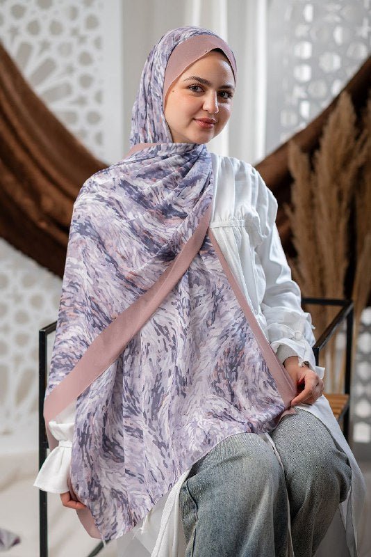 Fatima Scarf - Crepe Digital