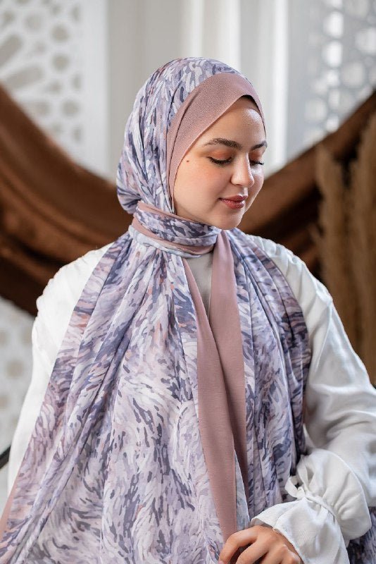 Fatima Scarf - Crepe Digital