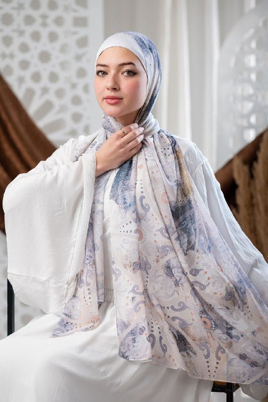 Karima Scarf - Crepe Digital