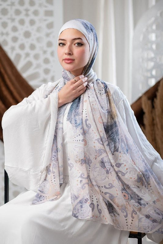 Karima Scarf - Crepe Digital