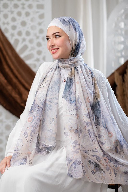 Karima Scarf - Crepe Digital
