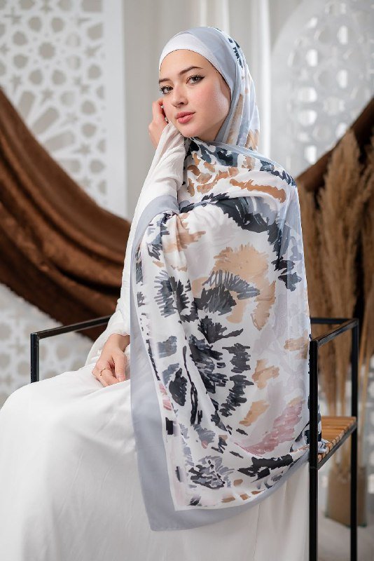 Basant Scarf - Crepe Digital