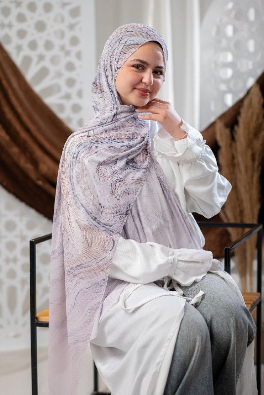 Elina Scarf - Crepe Digital