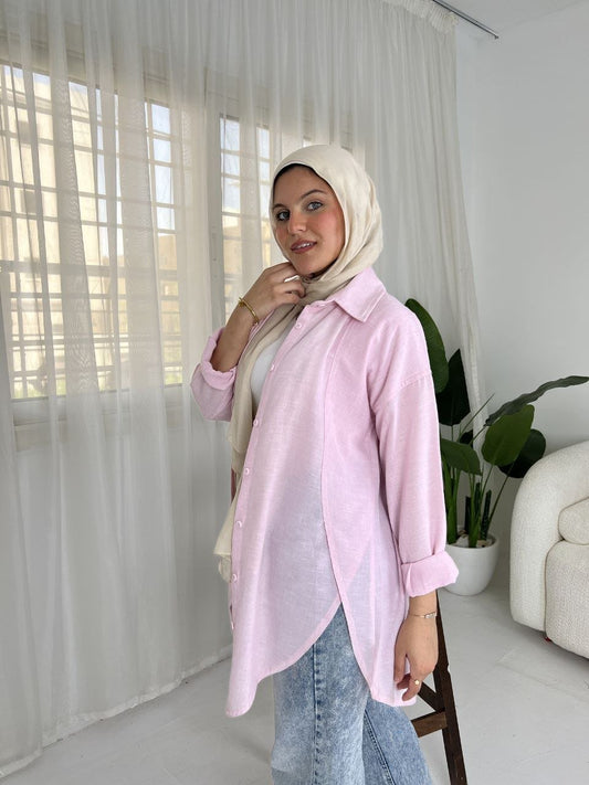 Monira Long Shirt - Linen