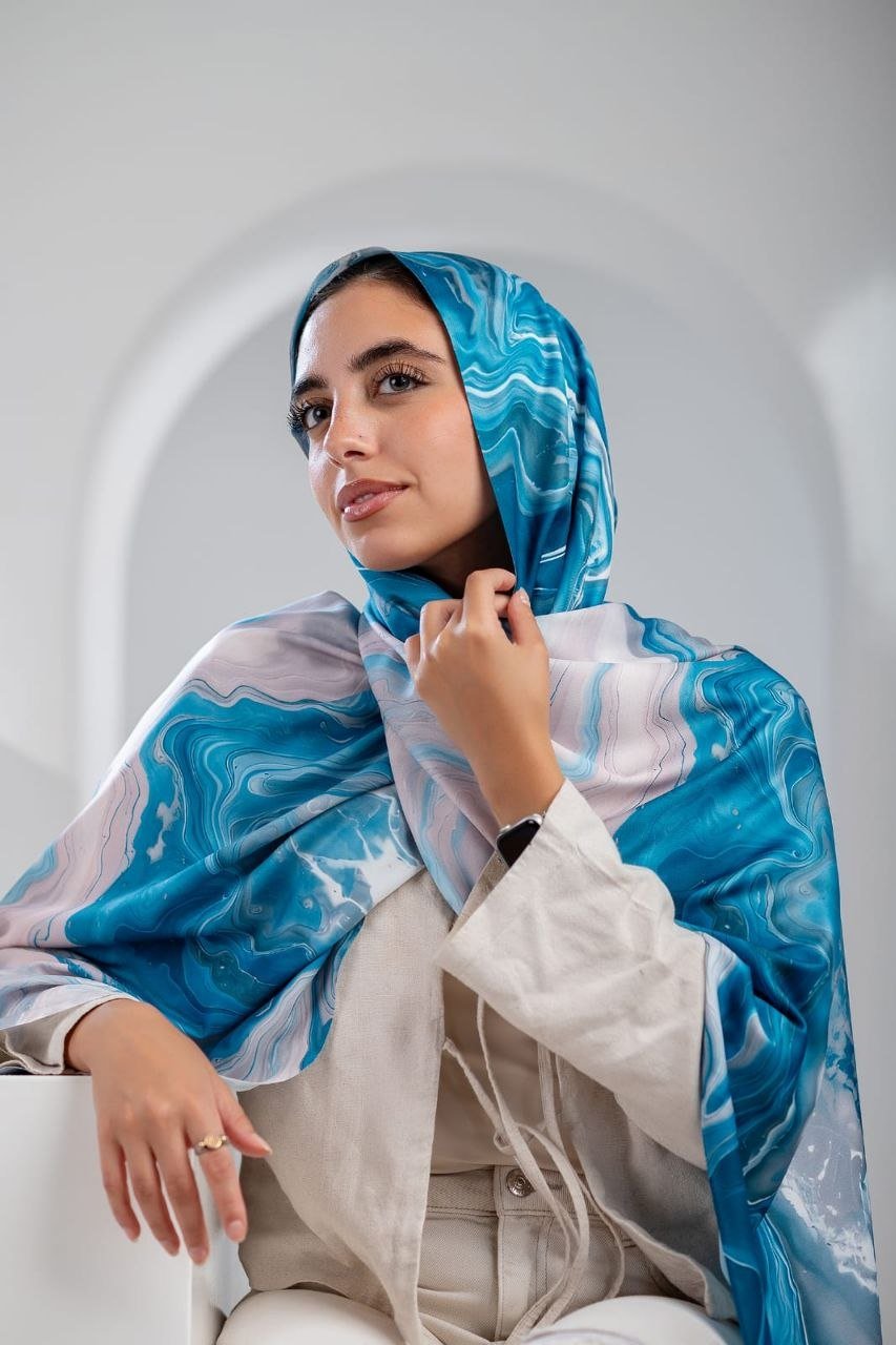 Ela Scarf - Satin Digital