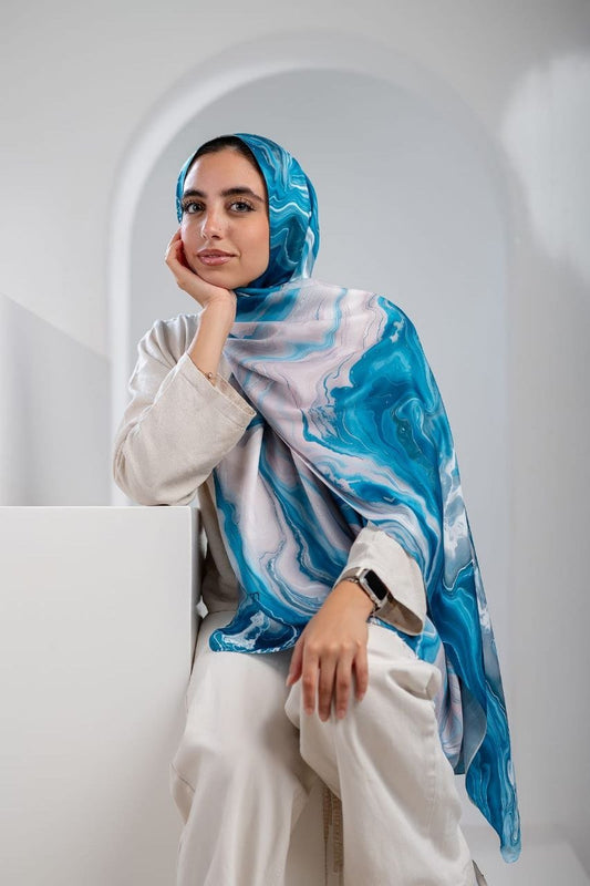 Ela Scarf - Satin Digital