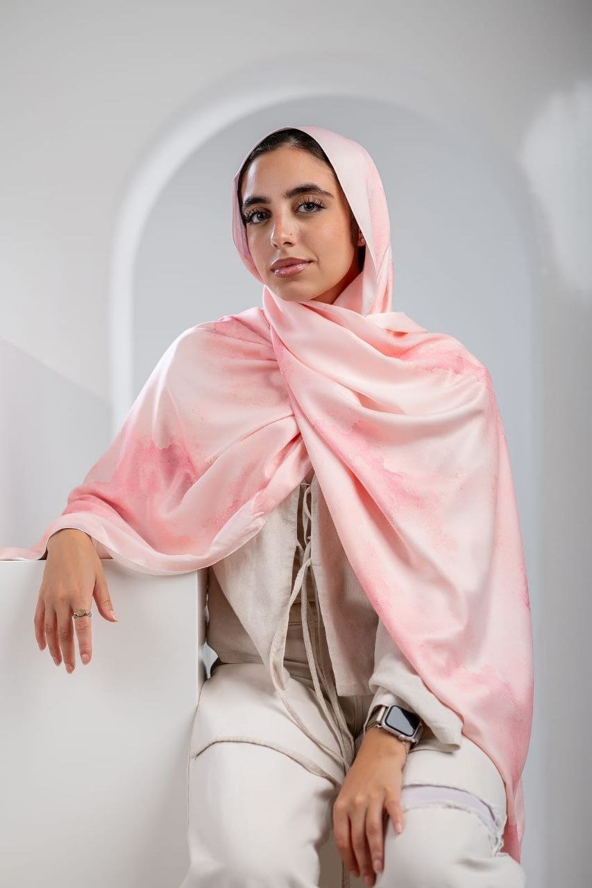 Bahar Scarf - Satin Digital