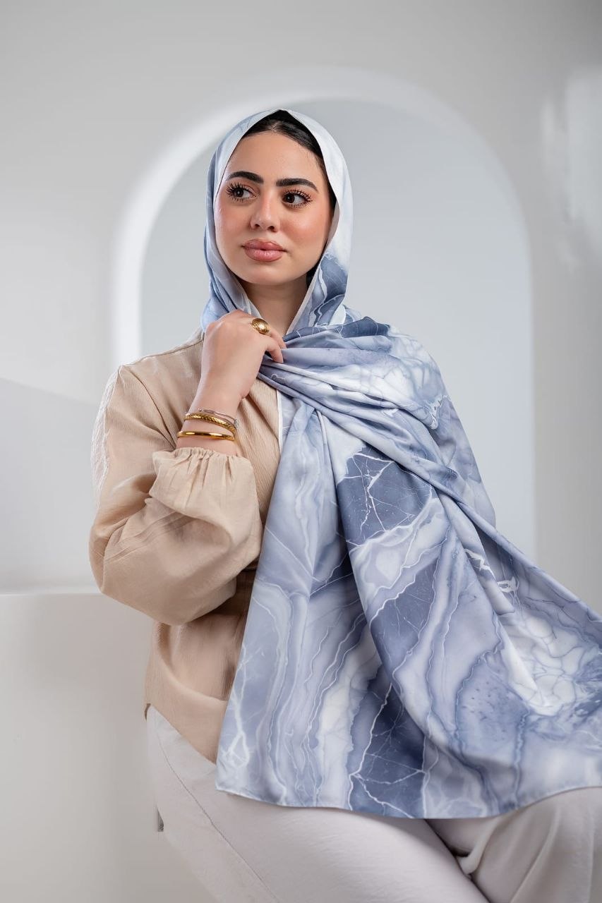 Salma Scarf - Satin Digital
