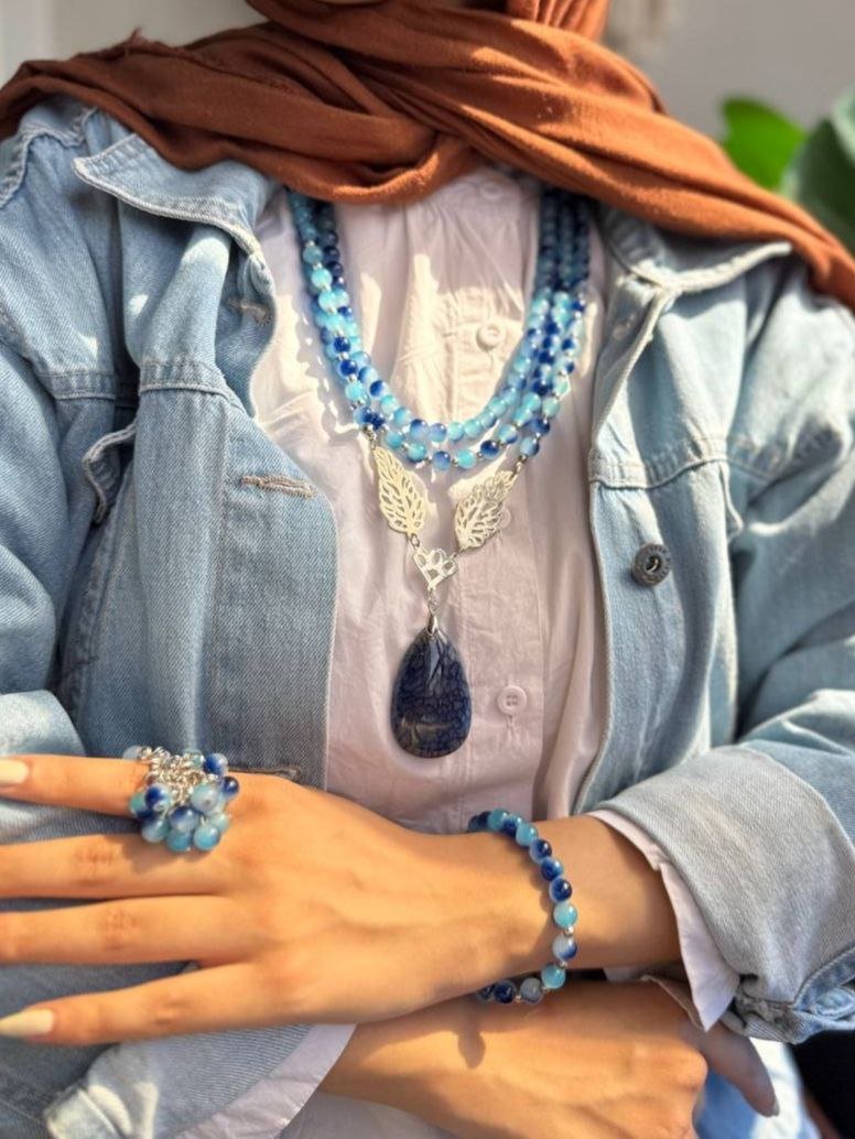 Safinaz Set - Agate Stones
