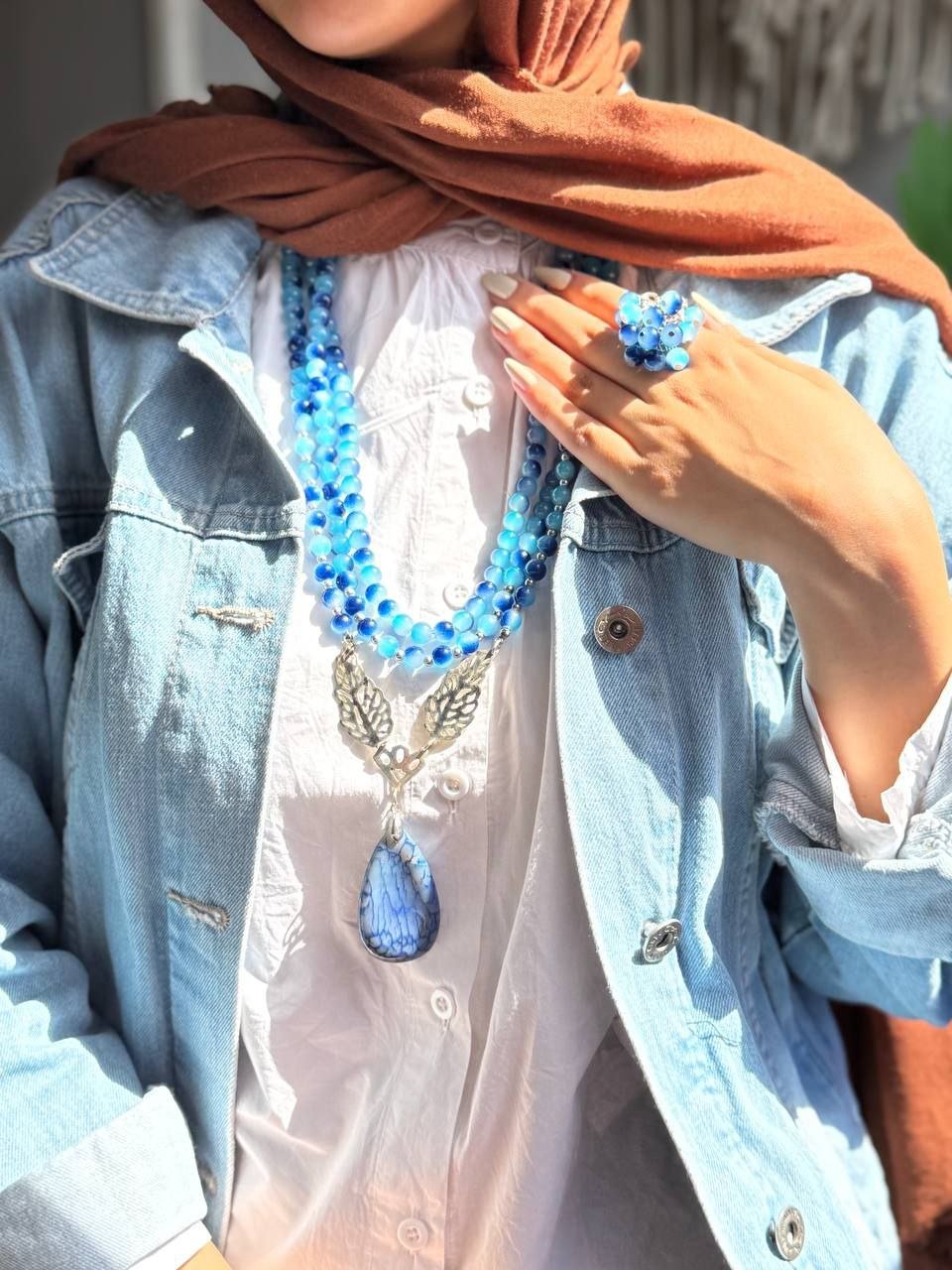 Safinaz Set - Agate Stones