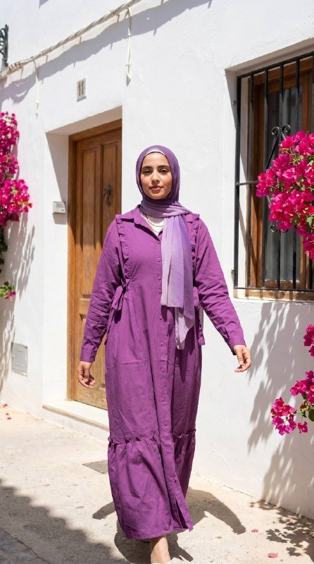 Luxe Flow Linen Dress