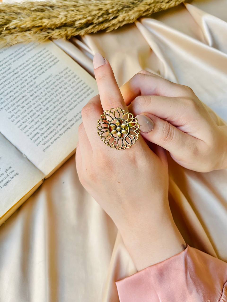 Seyyal Ring - Pure Copper