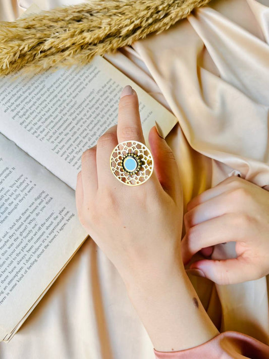 Damla Ring - Pure Copper