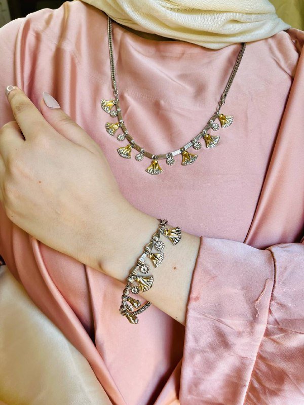 Luxurious And Unique Set - Silver Plated And Gold Plated