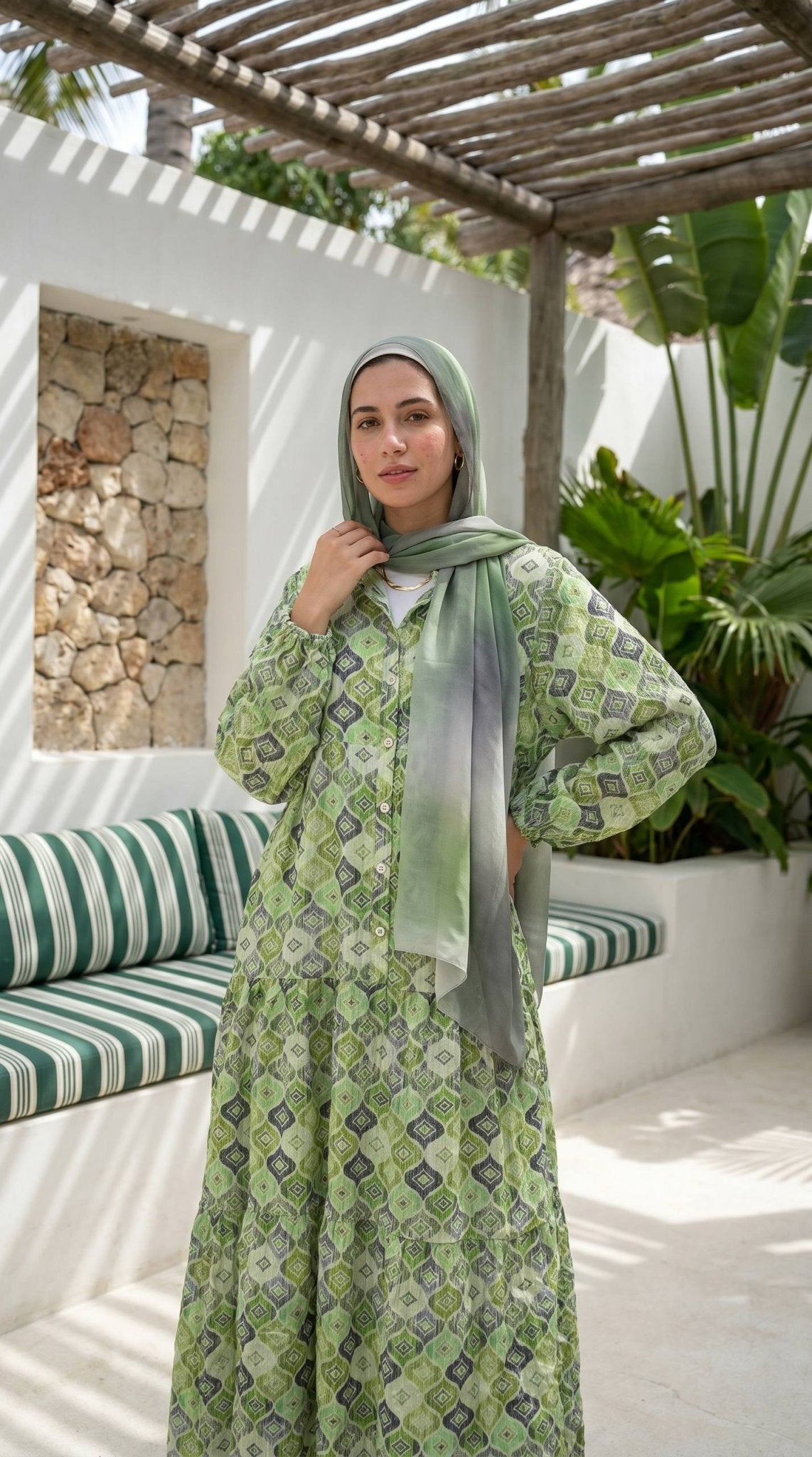 Mira Linen Summer Dress