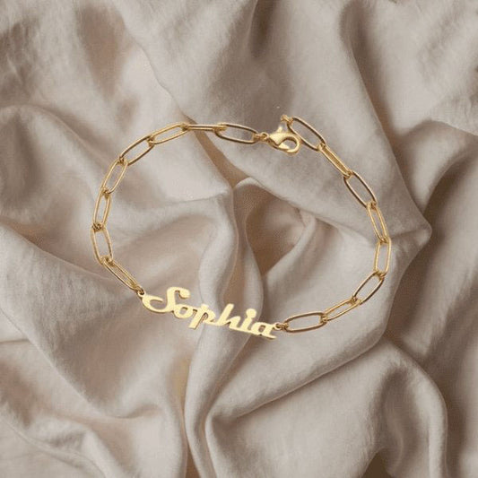 Sophia Customized Bracelet - Gold Plated