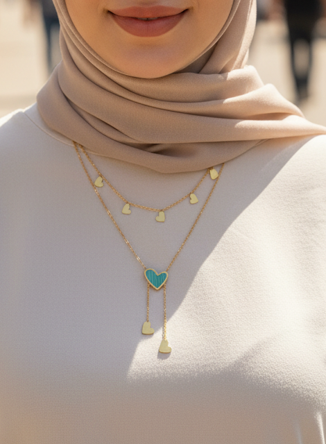 قلادة الفراشة - ستانلس ستيل