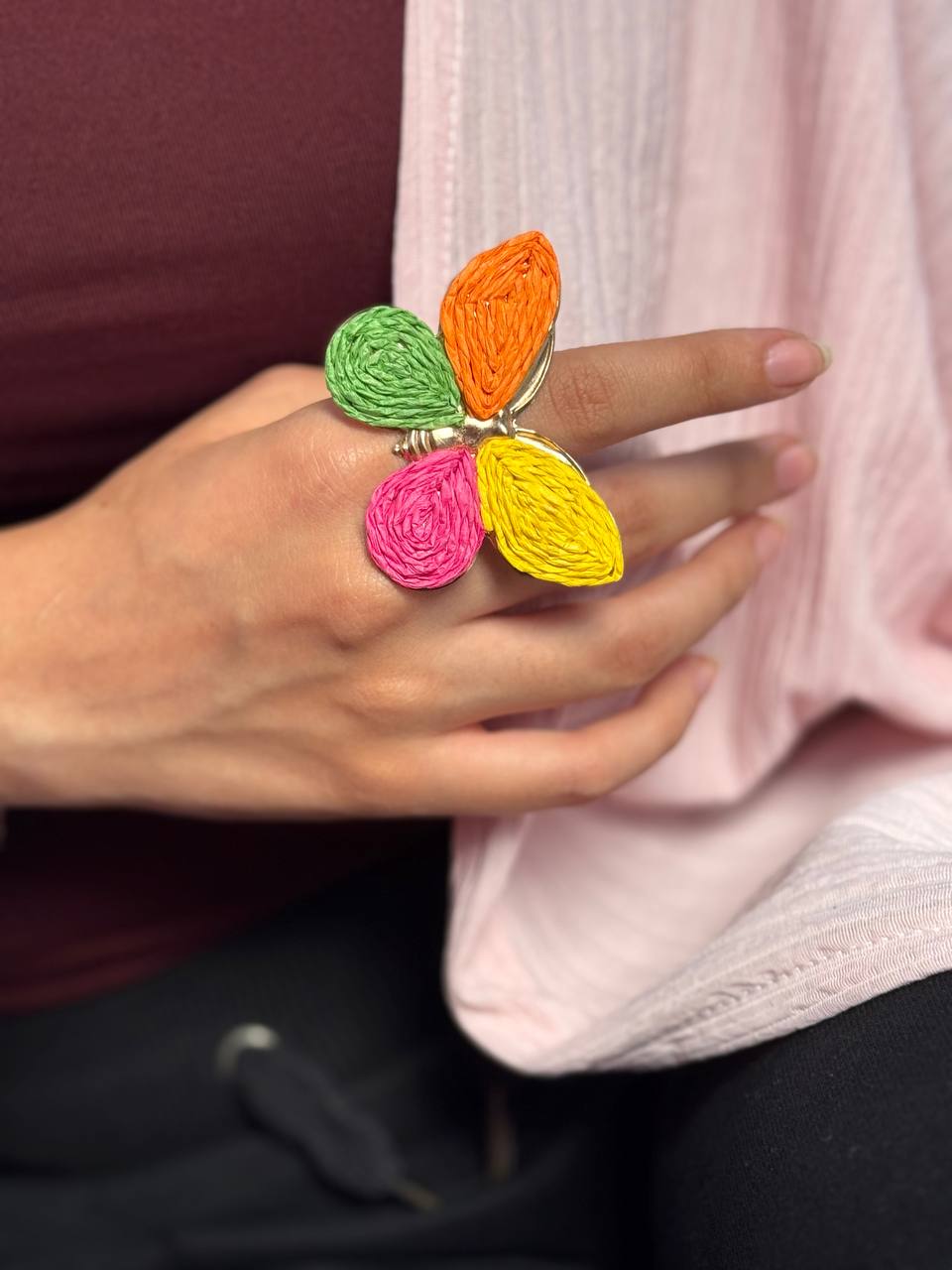 Colorful Butterfly Ring - Stainless Steel