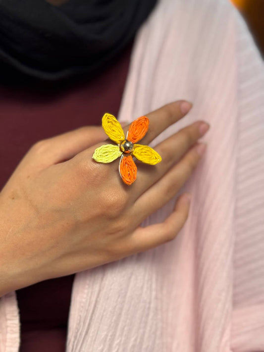 Colorful Tulip Ring - Stainless Steel