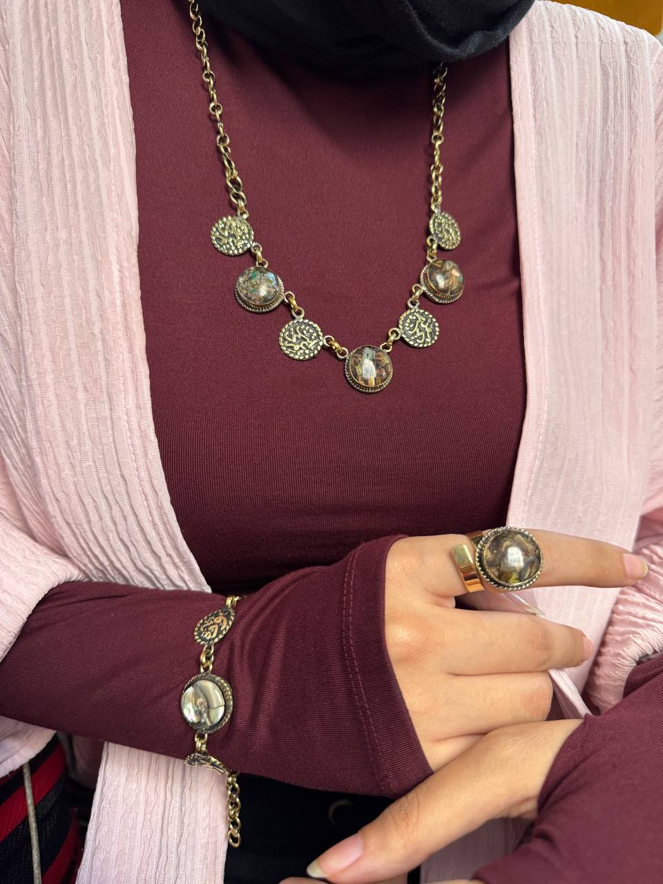 طقم داليا - نحاس خالص