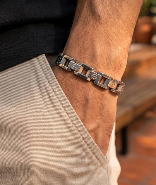 Gentleman Men Bracelet - Stainless Steel