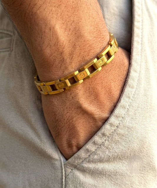 Rocky Men Bracelet - Stainless Steel