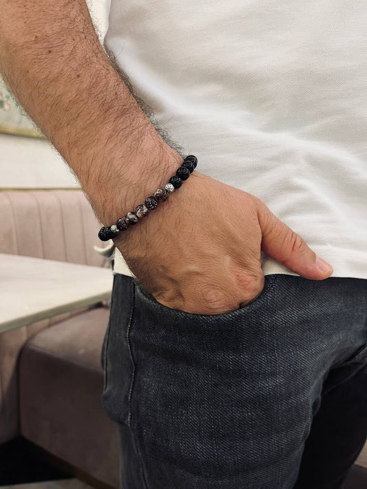 Hatem Simple Bracelet - Agate